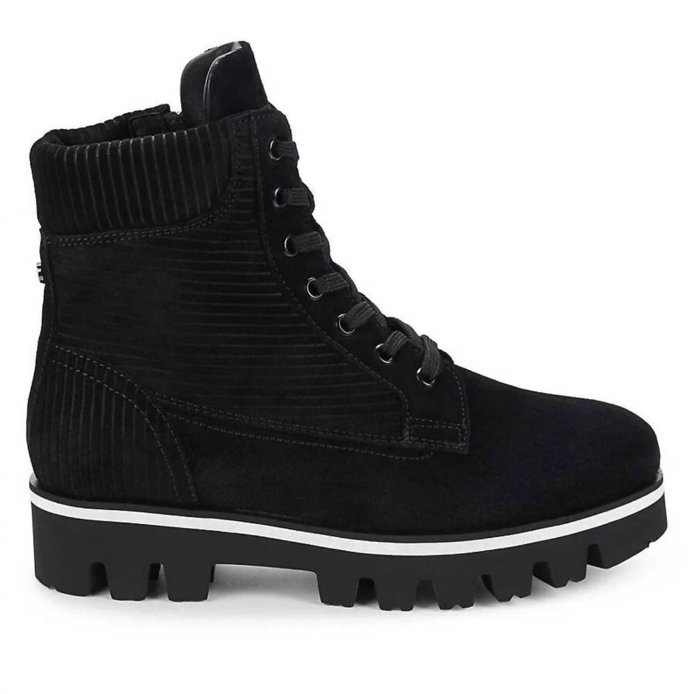 NEW AQUATALIA myla corduroy suede boots in black
